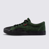 Vision Street Wear Leather Suede Low Top Skateboard Sneakers Army