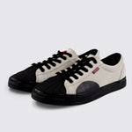 Vision Street Wear Leather Suede Low Top Skateboard Sneakers Bone