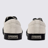 Vision Street Wear Leather Suede Low Top Skateboard Sneakers Bone