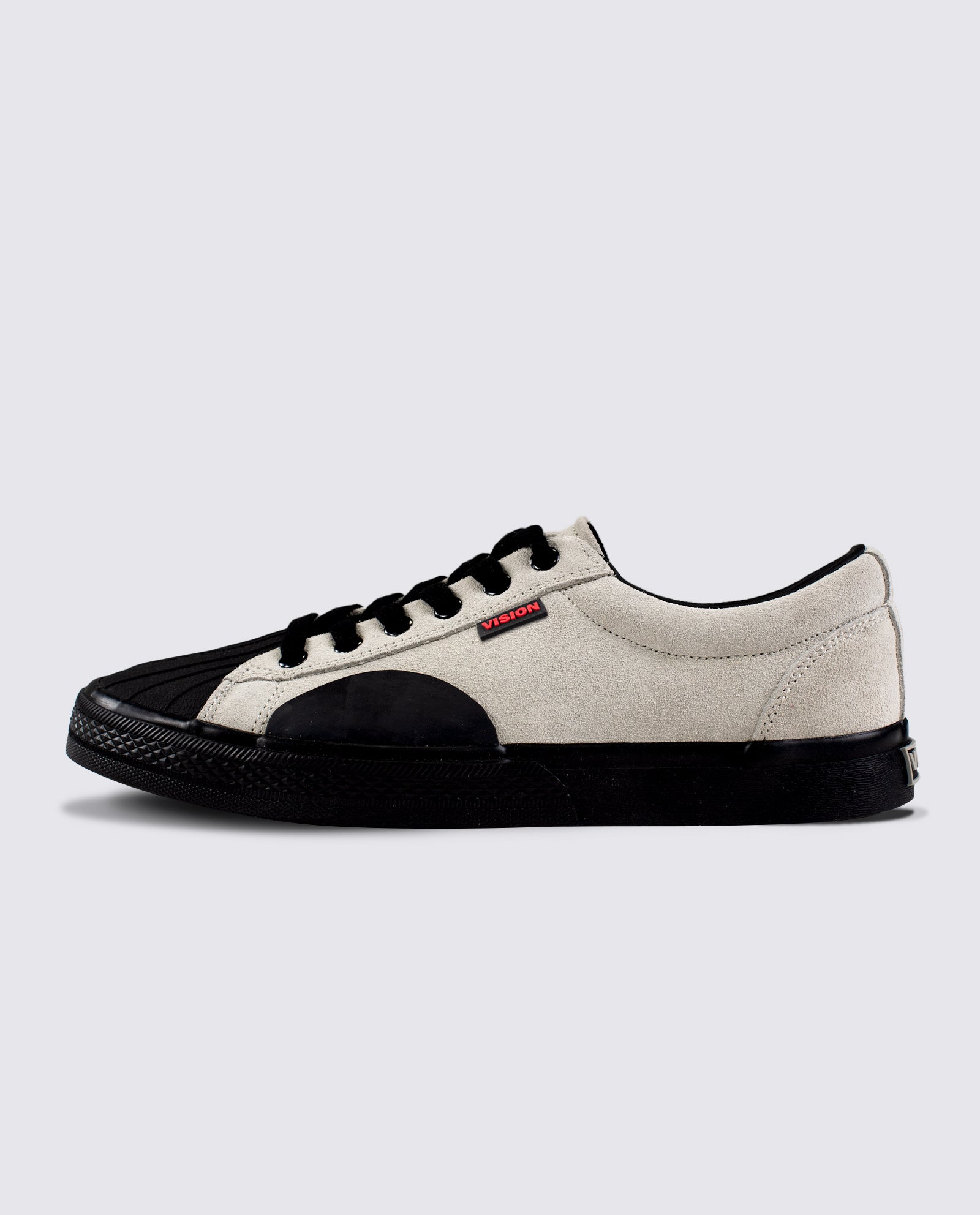 Vision Street Wear Leather Suede Low Top Skateboard Sneakers Bone