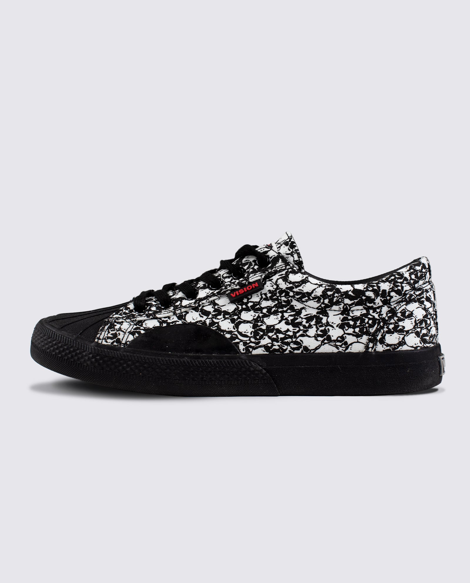 Vision Street Wear Canvas Low Top Skateboard Sneakers Skull