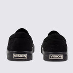 Vision Street Wear Canvas Skateboard Slip On Shoes Black