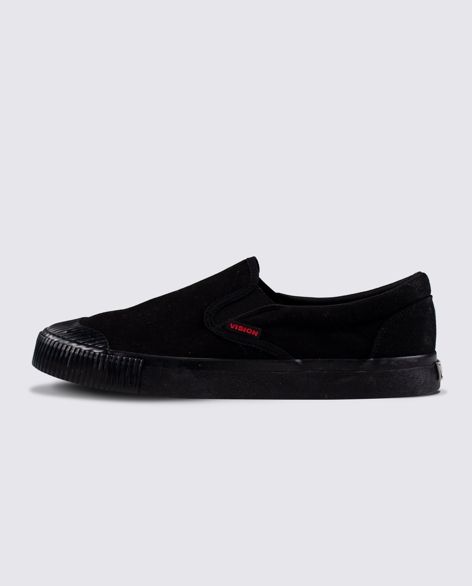 Vision Street Wear Canvas Skateboard Slip On Shoes Black