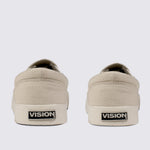 Vision Street Wear Canvas Skateboard Slip On Shoes Bone