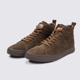 All Suede High Top Sneakers - Dark Olive