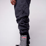 OLI - Straight Leg Denim With Adjustable Bottom Hem - Grey