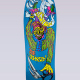 Joe Johnson Scissors Skateboard Deck - 9.5" x 32" - Turquoise Dip