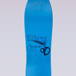 Joe Johnson Scissors Skateboard Deck - 9.5" x 32" - Turquoise Dip