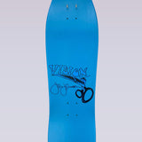 Joe Johnson Scissors Skateboard Deck - 9.5" x 32" - Turquoise Dip