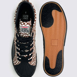 Canvas High Top Sneakers - Brown Broken Check