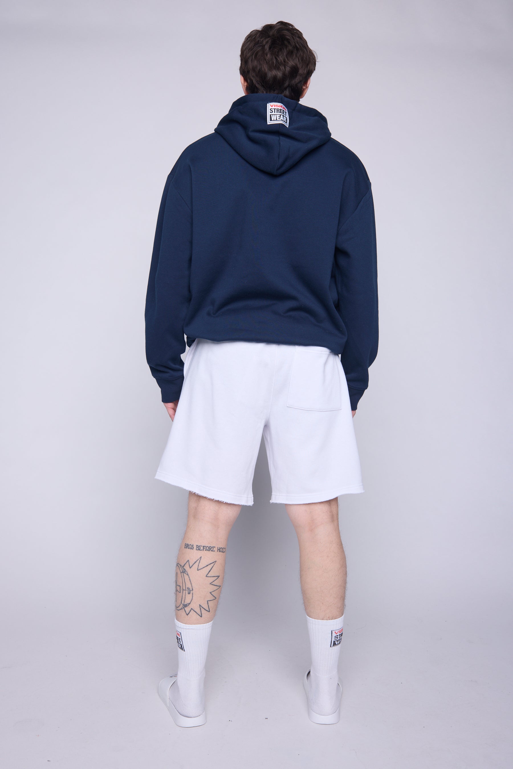 Vision Street Wear Iconic Logo Hoodie Navy