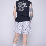 Vision Street Wear Aop Tattoo Shorts Ivory