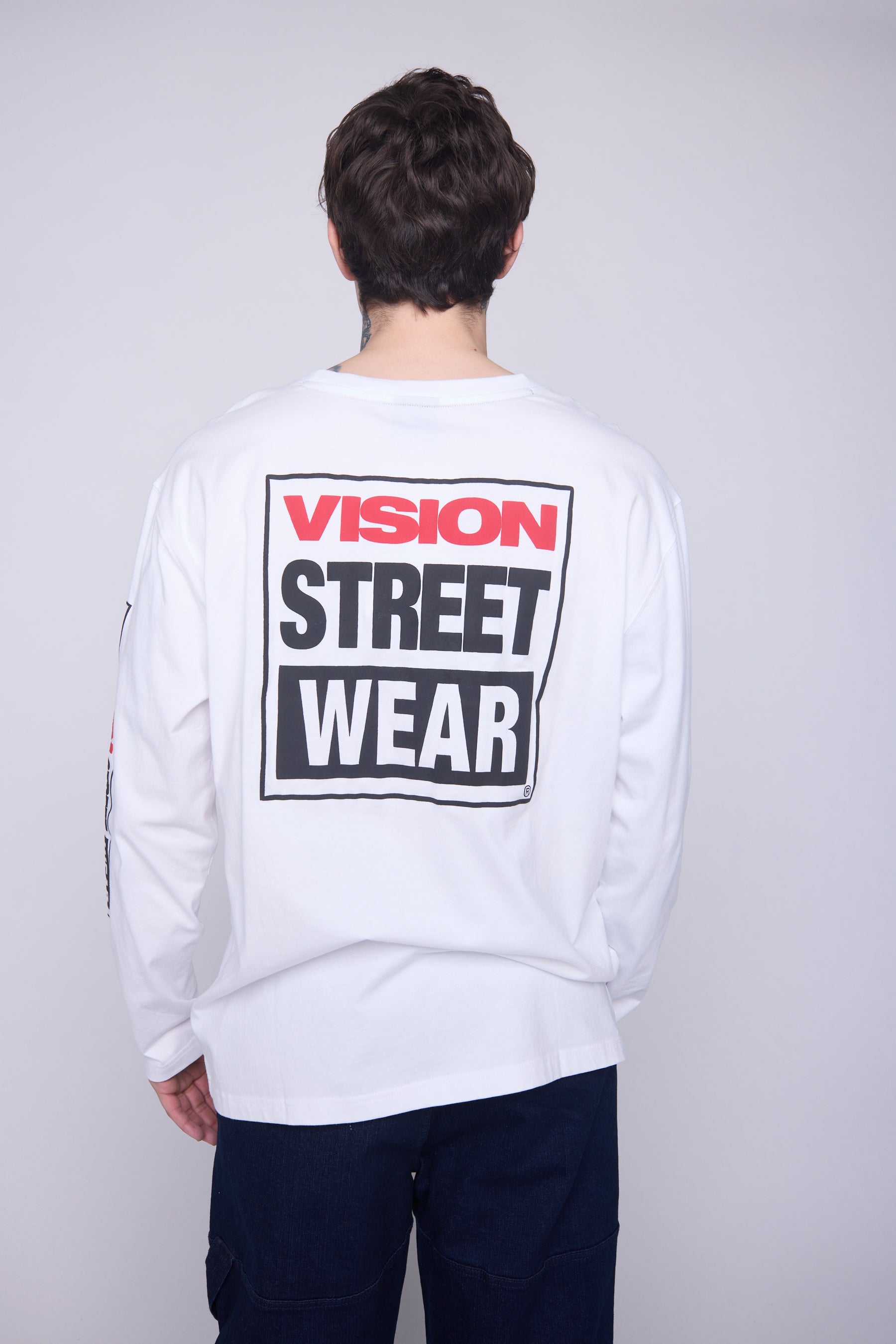 Vision Street Wear Puffy Print T-Shirt Ivory