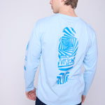 Vision Street Wear Team Logo T-Shirt Blue Cloud