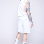 Vision Street Wear Printed Box Logo Sleeveless Hoodie Ivory