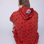 Vision Street Wear Aop Tattoo Hoodie Red