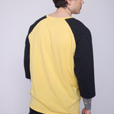 Vision Street Wear 3/4 Raglan Sleeve Box Logo Print Butter