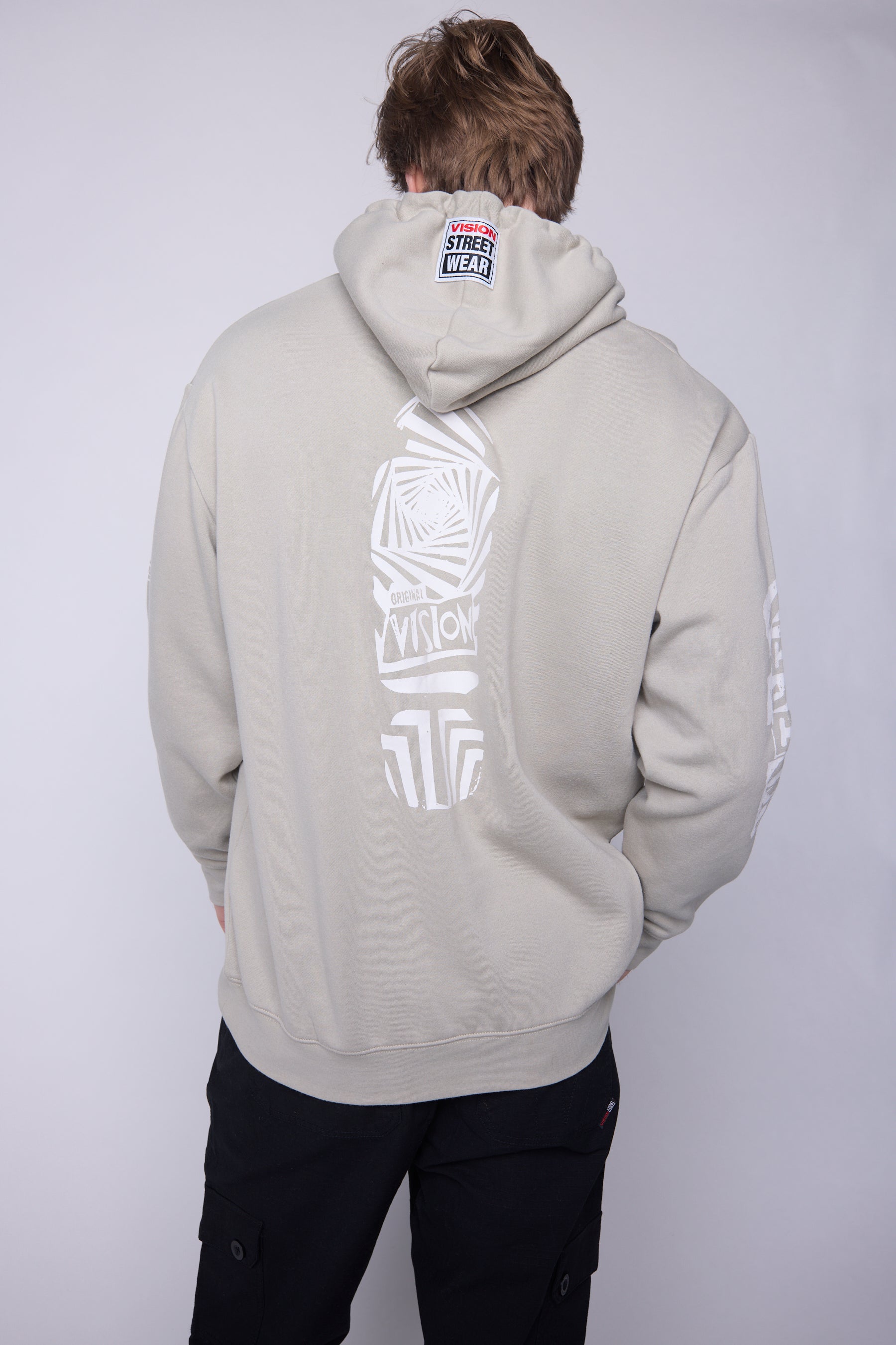 Vision Street Wear Team Logo Hoodie Mushroom