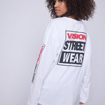 Vision Street Wear Puffy Print T-Shirt Ivory