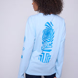 Vision Street Wear Team Logo T-Shirt Blue Cloud