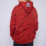 Vision Street Wear Aop Tattoo Hoodie Red