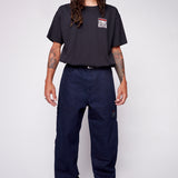 Vision Street Wear DORFMAN Carpenter Pant In Stretch Raw Denim Indigo