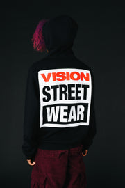 Vision Street Wear Logo Hoodie - Black