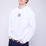 Vision Street Wear Printed Box Logo Sweatshirt Ivory