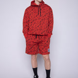 Vision Street Wear Aop Tattoo Hoodie Red