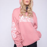 Vision Street Wear Team Logo Hoodie Dusty Rose