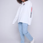 Vision Street Wear Puffy Print T-Shirt Ivory