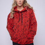 Vision Street Wear Aop Tattoo Hoodie Red