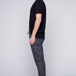 JAGGER - 5 Pocket Fleece Jogger - Heather Charcoal - DENIM SOCIETY