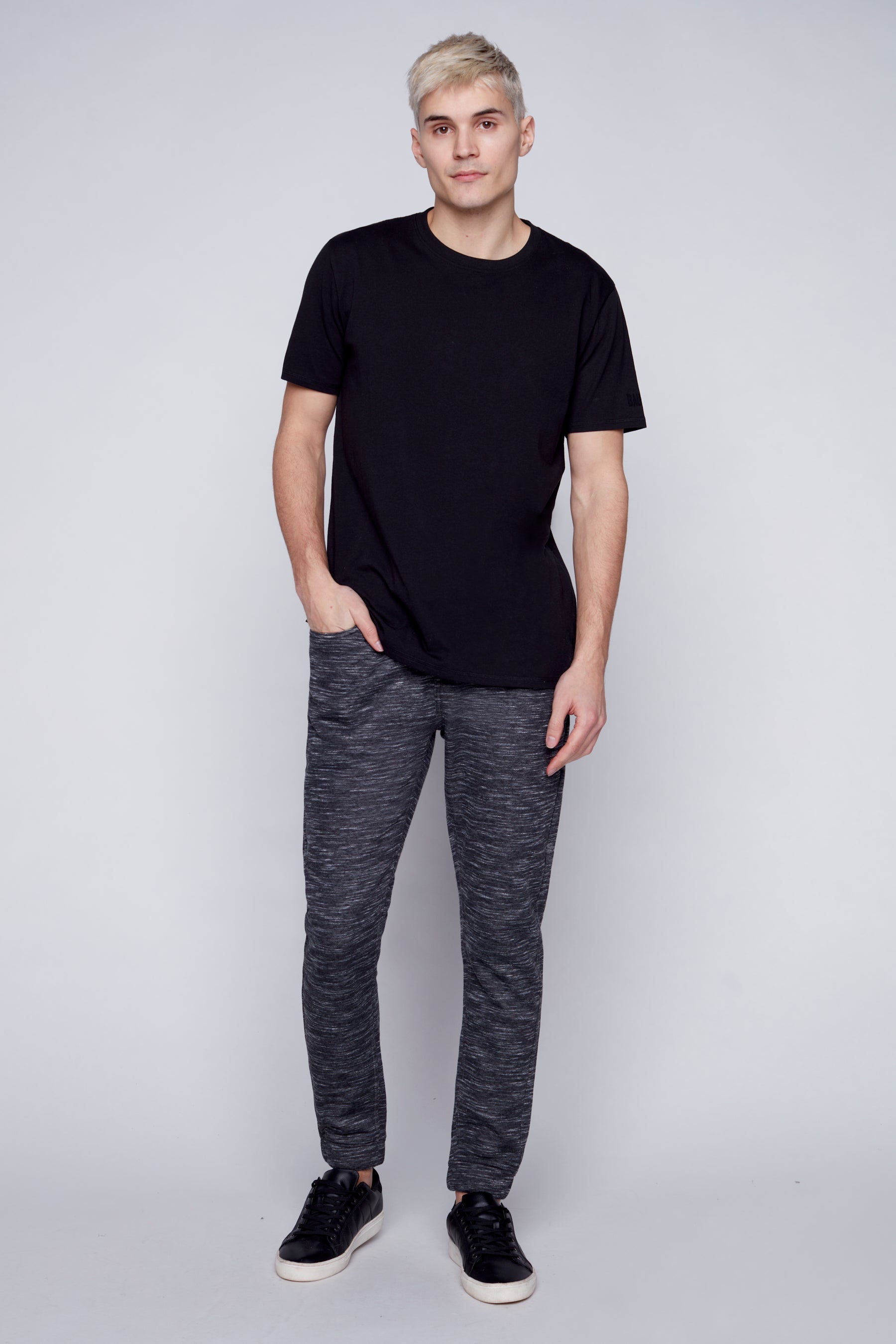 JAGGER - 5 Pocket Fleece Jogger - Heather Charcoal - DENIM SOCIETY