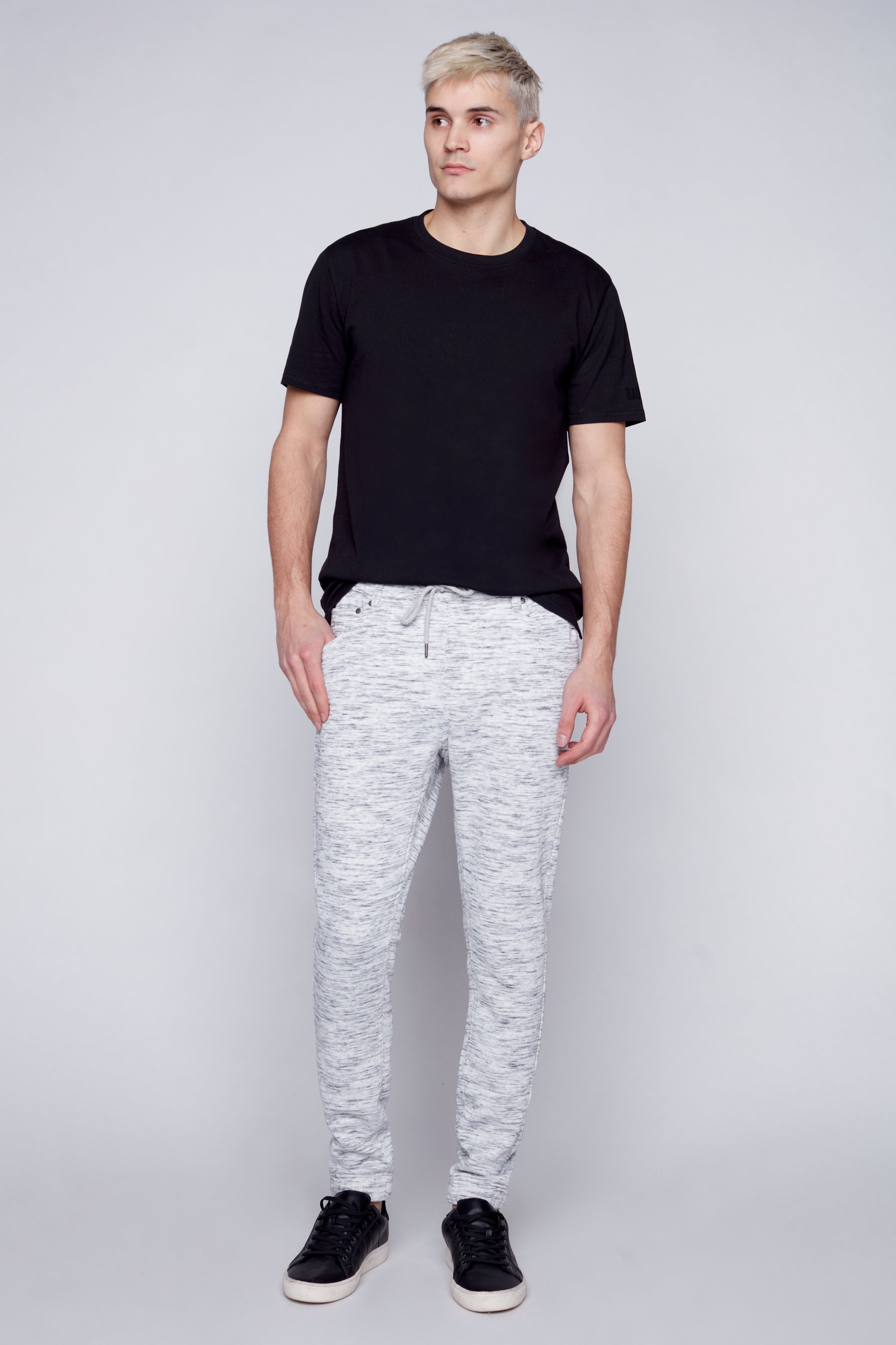 JAGGER - 5 Pocket Fleece Jogger - Heather Grey - DNEIM SOCIETY