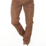 JAGGER - 5 Pocket Twill Classic Jogger - Tobacco - DENIM SOCIETY™