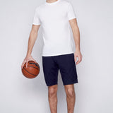 KRAVITZ - Mens Shorts With bellowed Cargo pockets - Navy - DENIM SOCIETY