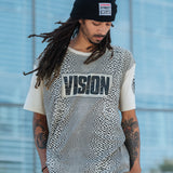 Vision Street Wear Broken Check T-Shirt Bone