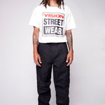 Vision Street Wear OLI Straight Leg Denim With Adjustable Bottom Hem Black