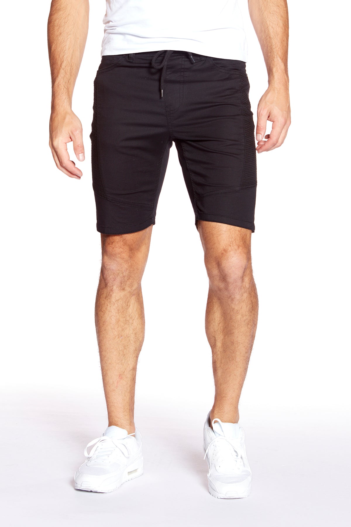 CASH -Mens Ripstop Moto Stitch Short - Black - DENIM SOCIETY™