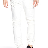 JAGGER - 5 Pocket Soft French Terry Classic Jogger - Off White - DENIM SOCIETY™