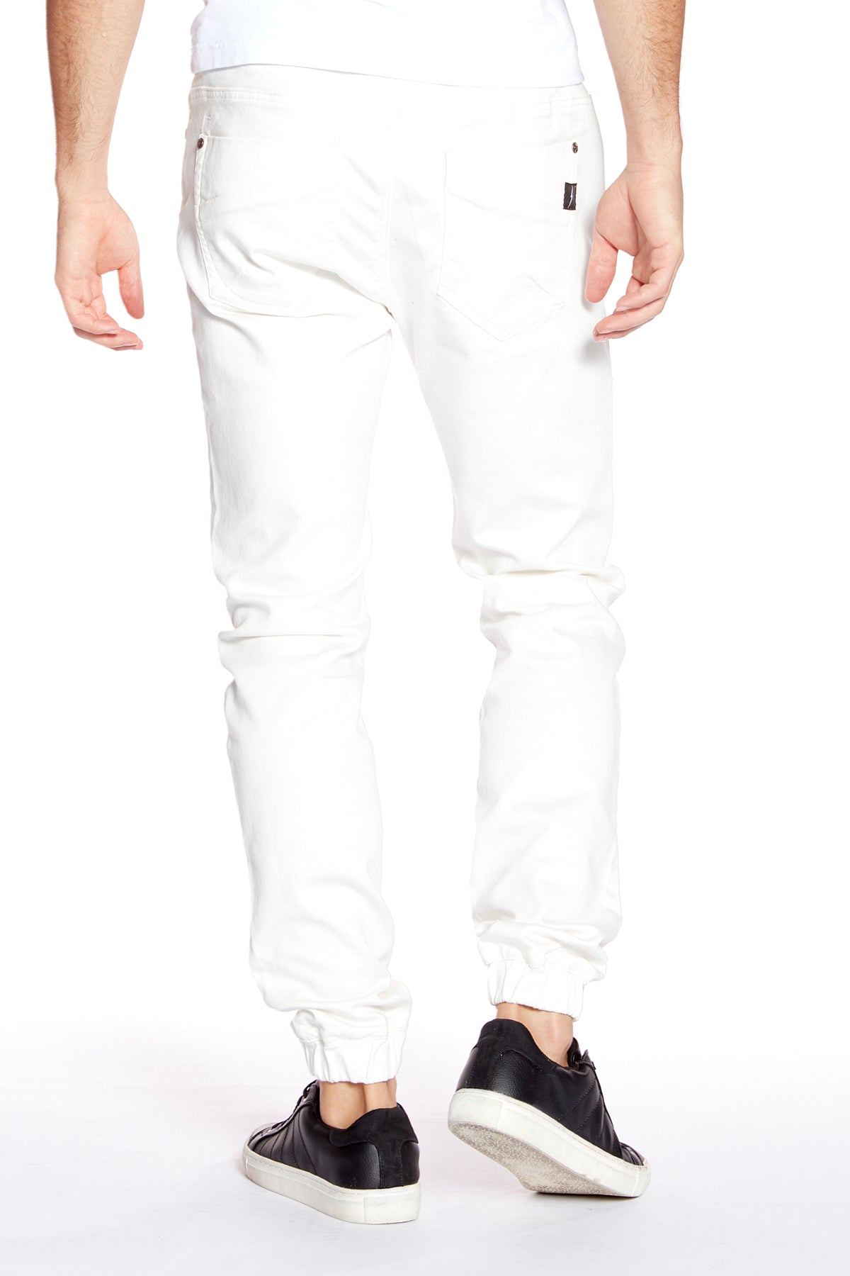 JAGGER - 5 Pocket Soft French Terry Classic Jogger - Off White - DENIM SOCIETY™