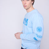 Vision Street Wear Team Logo T-Shirt Blue Cloud