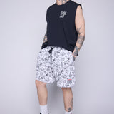 Vision Street Wear Aop Tattoo Shorts Ivory