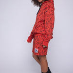 Vision Street Wear Aop Tattoo Shorts Red