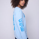 Vision Street Wear Team Logo T-Shirt Blue Cloud