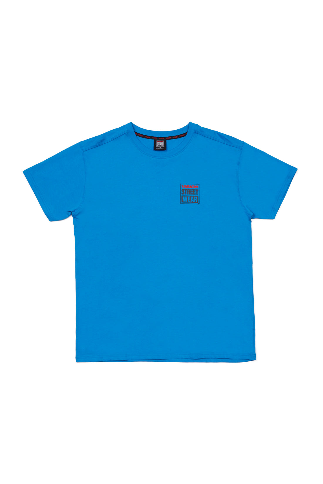 Vision Street Wear Safety Pin Logo T-Shirt Blue