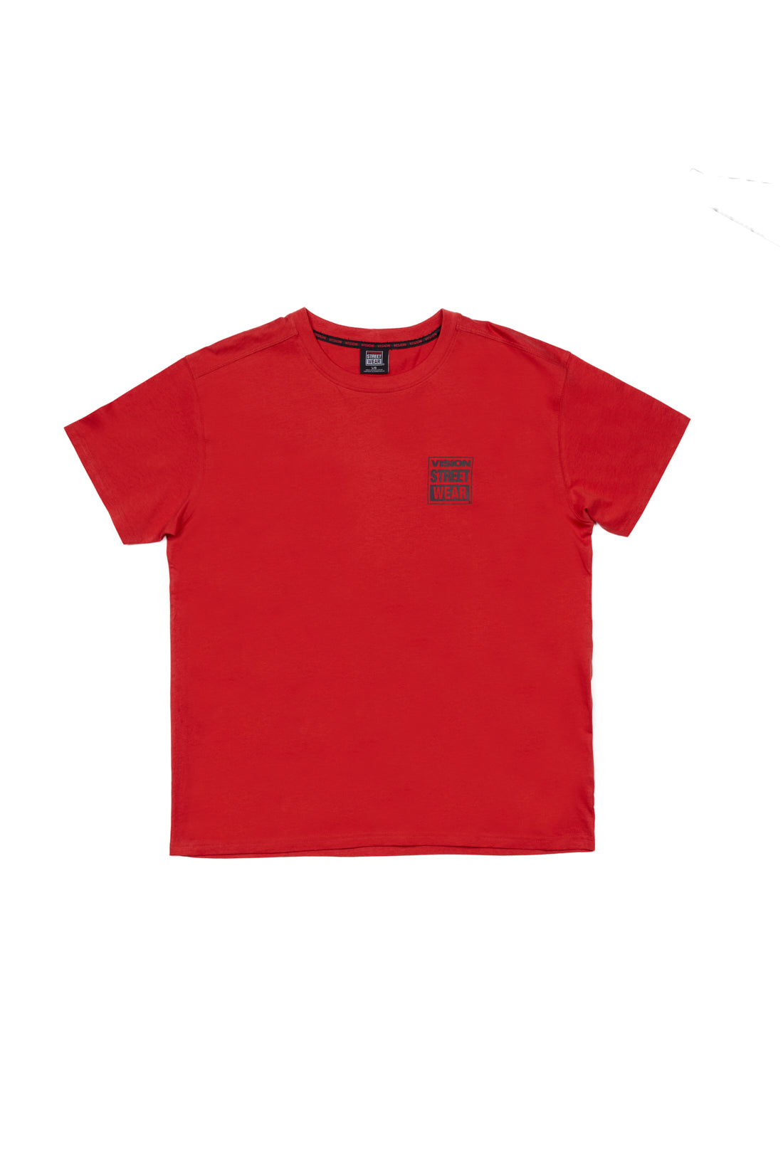 Vision Street Wear Safety Pin Logo T-Shirt Red