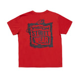 Vision Street Wear Safety Pin Logo T-Shirt Red