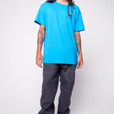 Vision Street Wear Safety Pin Logo T-Shirt Blue